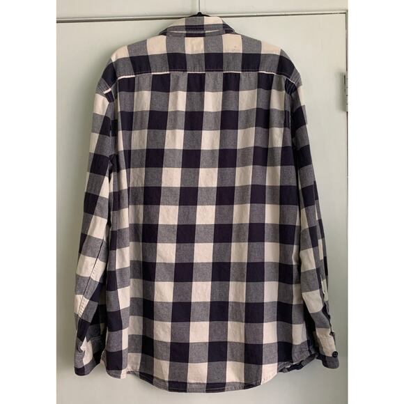 Sonoma Flannel Button Up Shirt Men's XL Long Sleeve Multicolor Check Cotton - Picture 5 of 10